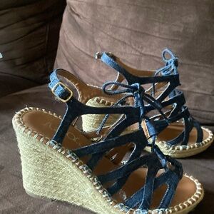 Denim Chunky heals  size 7